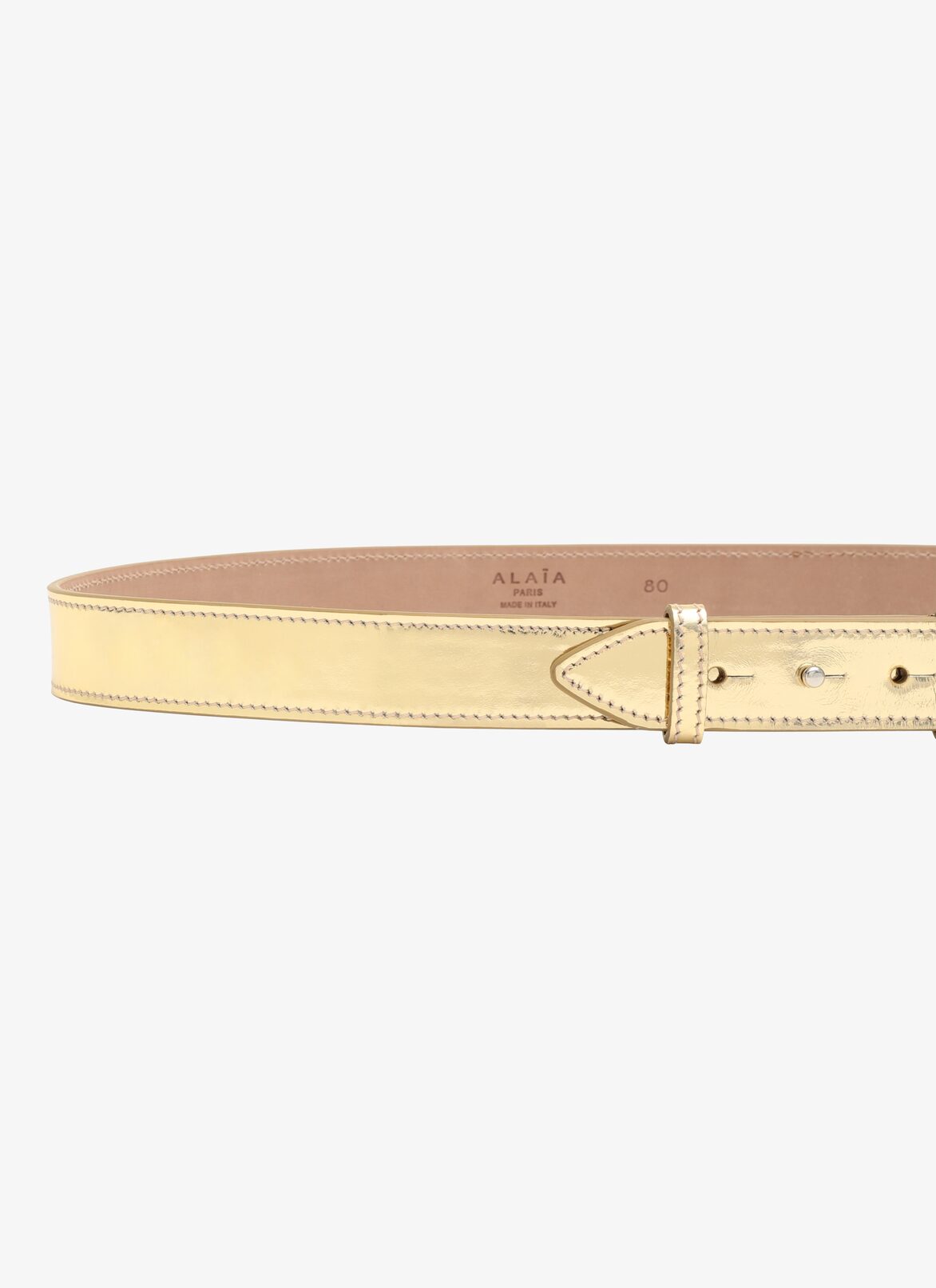 BELT CUIR METAL GOLD ALAÏA GOLD  BELT CUIR METAL GOLD